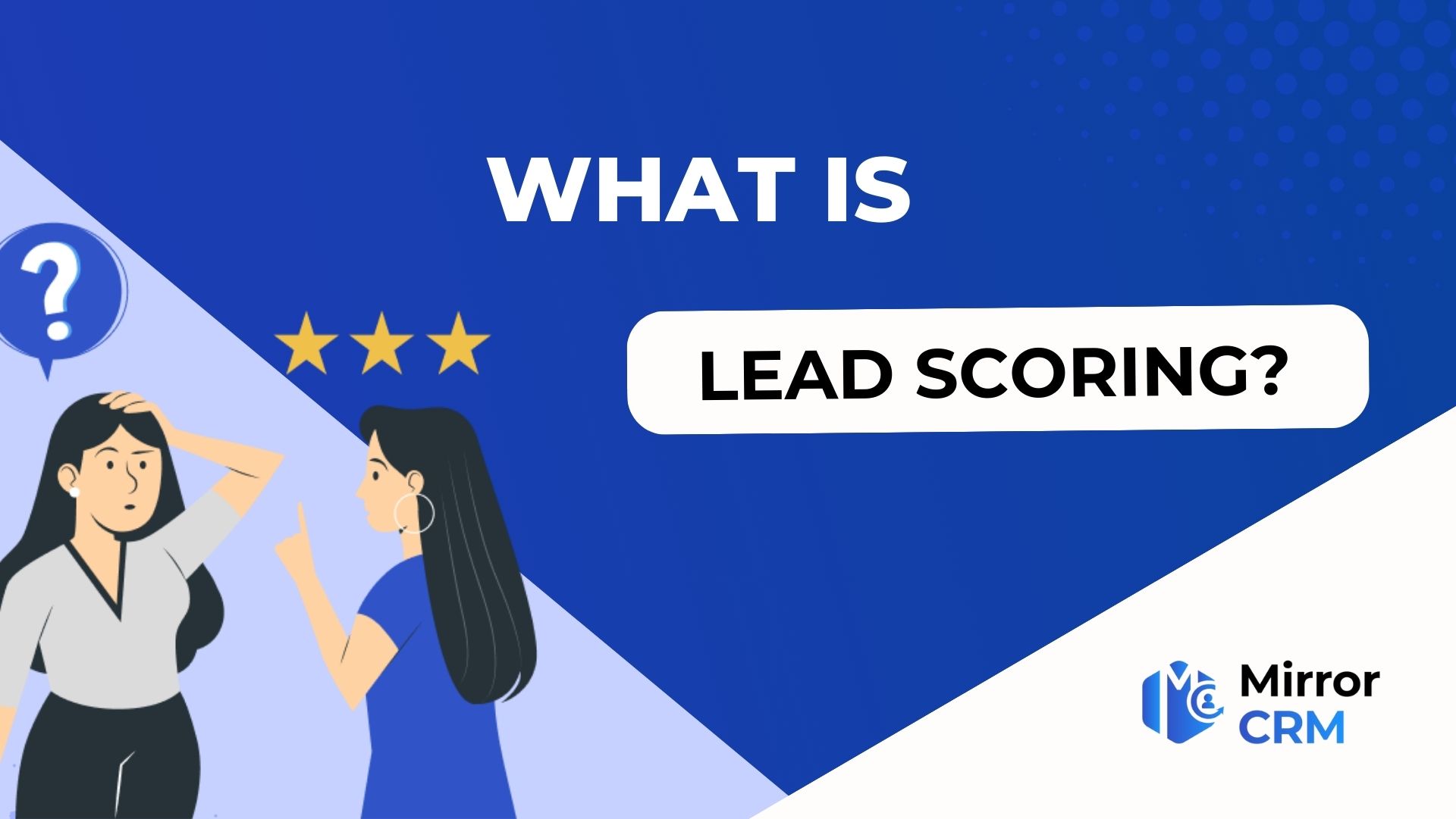 What is lead scoring?