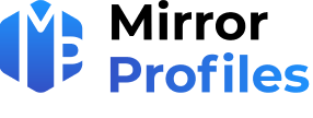 Blue "Profiles" logo with a tie and "PC" symbol.